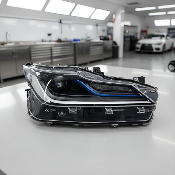 Farol Direito Toyota Corolla Altis Friso Azul 2020 A 2023 - Direito/passageiro