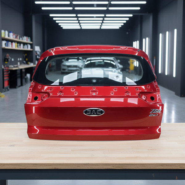 Tampa Traseira Jac T60 Plus 2020 A 2022 Vermelho