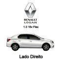 Acabamento Coluna Central Direita Renault Logan 2007 A 2019
