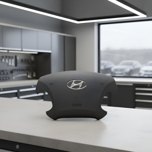 Bolsa Volante Hyundai Azera 2007 A 2011 Cinza Lisa