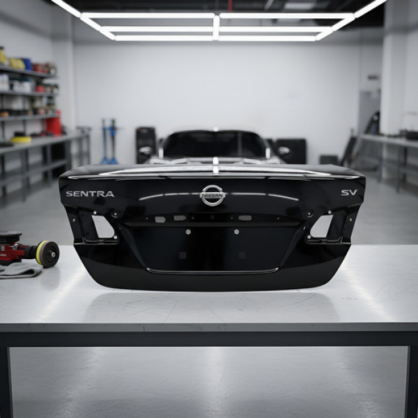 Tampa Traseira Nissan Sentra 2013 A 2020 Preto