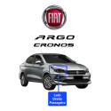 Farol Direito Máscara Negra Fiat Cronos Argo 2017 A 2022