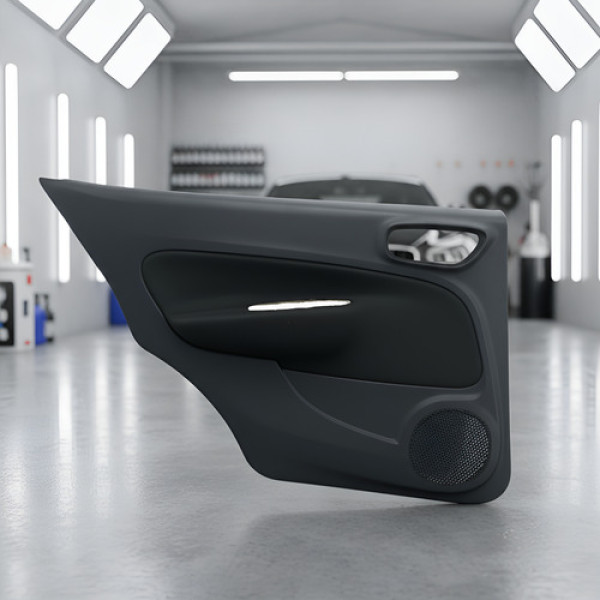 Forro Porta Traseira Esquerda Fiat Uno Sporting 2010 A 2020 - Preto