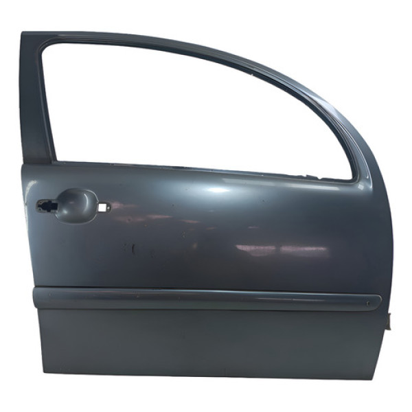 Porta Dianteira Direita Citroen C3 2003 A 2012 Cinza