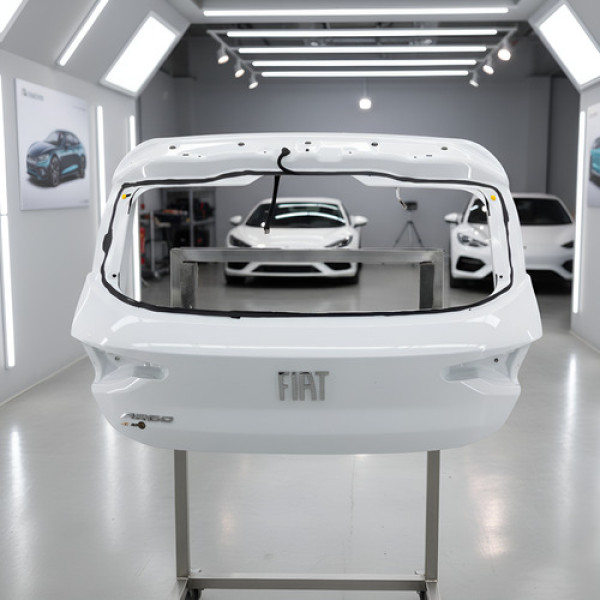 Tampa Traseira Fiat Argo 2018 A 2023 Branco