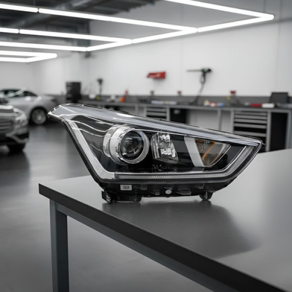 Farol Direito Hyunday Creta 2017 A 2020 - Direito/passageiro