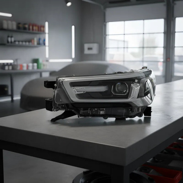 Farol Esquerdo Toyota Hilux 2021 A 2025 Original Detalhe Esquerdo/motorista