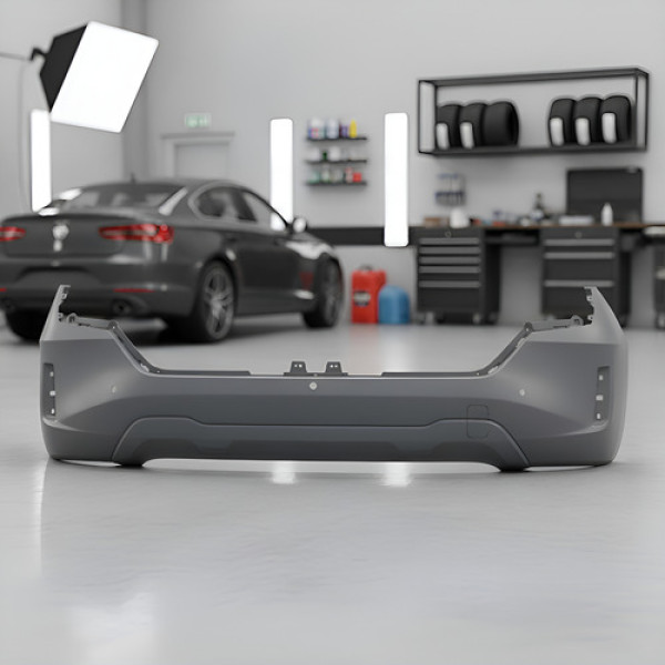 Parachoque Traseiro Chevrolet Onix Hatch C/ Furo 2020 A 2024