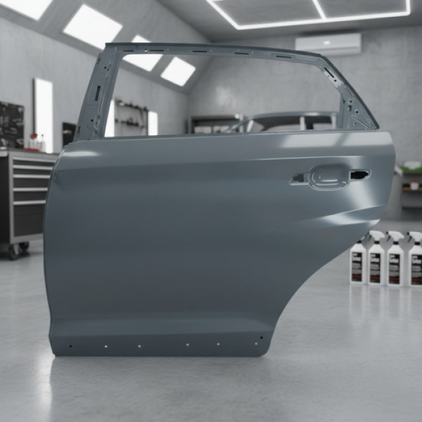 Porta Traseira Esquerda Chery Tiggo 2 2017 A 2022 Cinza