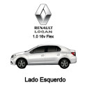 Acabamento Coluna Central Esquerda Renault Logan 2014 A 2012