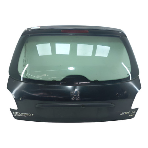 Tampa Traseira Peugeot 206 1998 A 2010 Preto