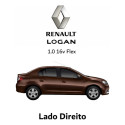 Acabamento Coluna Central Direita Renault Logan 2007 A 2019