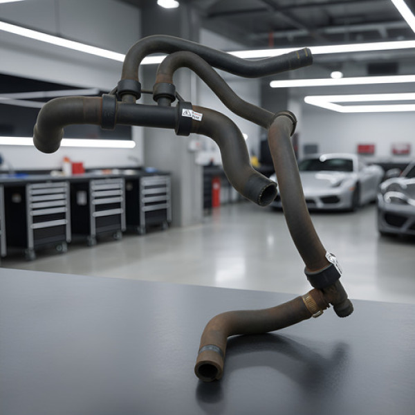 Mangueira Inferior Radiador Fiat Uno Sporting 2010 A 2022 Preto