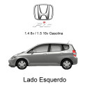 Acabamento Coluna Central Esquerda Honda Fit 2003 A 2007