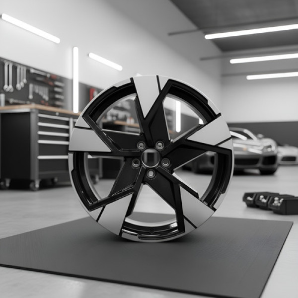 Roda Aro 20 Volvo Ex30 2024 A 2026 Original Novo Detalhes Preto/prata