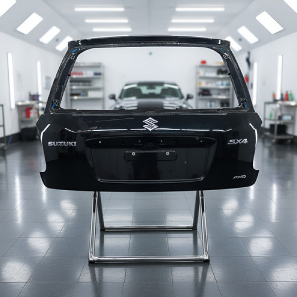 Tampa Traseira Suzuki Sx4 2007 A 2014 Preto