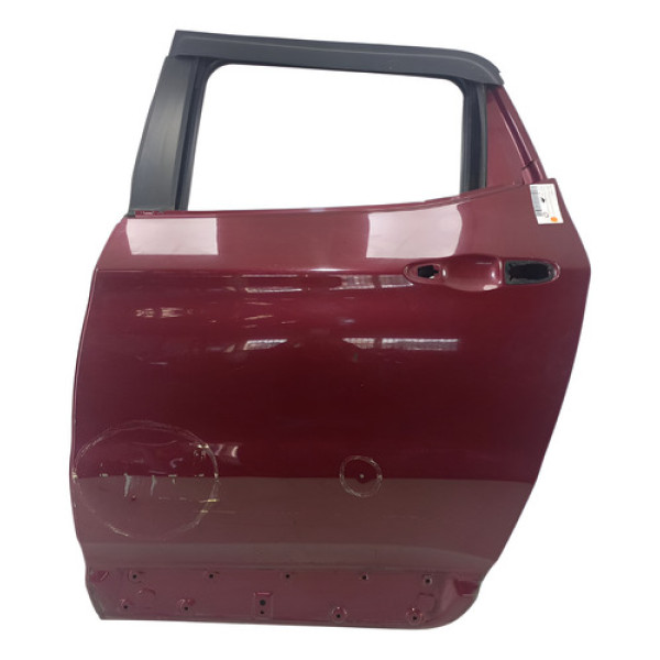 Porta Traseira Esquerda Fiat Toro 2016 A 2021 Detalhes Vermelho