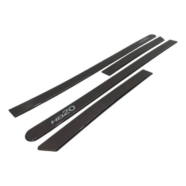 Jogo Friso Lateral Hyundai Hb20 Bronze 2017 A 2019