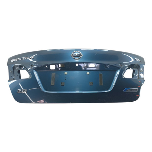 Tampa Traseira Nissan Sentra 2013 A 2019 Azul