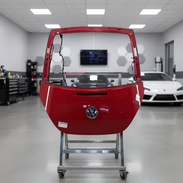 Tampa Traseira Vw New Beetle 1998 A 2010 Vermelho