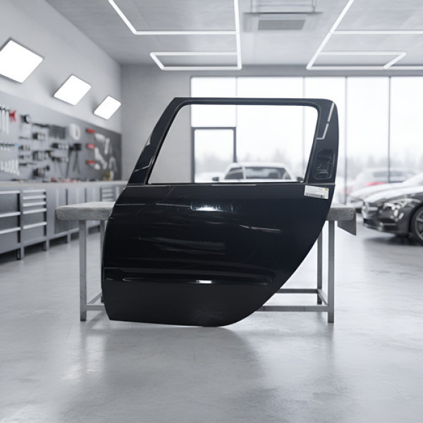 Porta Traseira Esquerda Peugeot 206 Sw / 207 Sw 2006 A 2011 Traseira Esquerda Preto