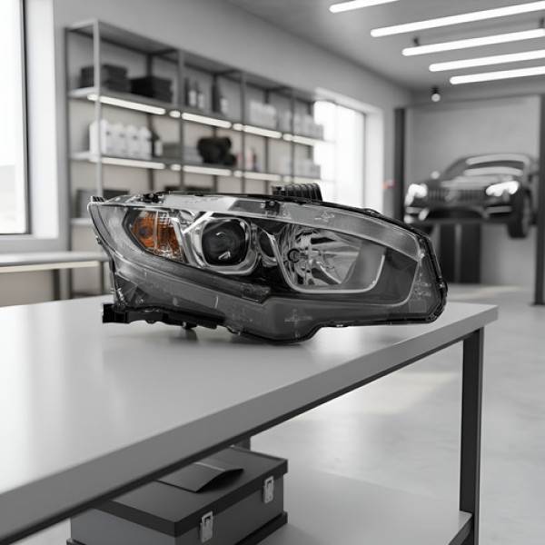 Farol Dianteiro Direito Honda Civic G10 2017 A 2020 - Direito/passageiro