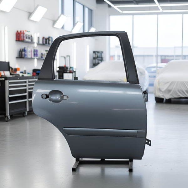 Porta Traseira Direita Citroen C3 2003 A 2012 Cinza