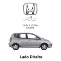 Acabamento Coluna Central Direito Honda Fit 2003 A 2007