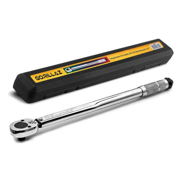 Torquimetro De Estalo 1/2 Pol 2.8 A 21kg Crv Reversível Cromado