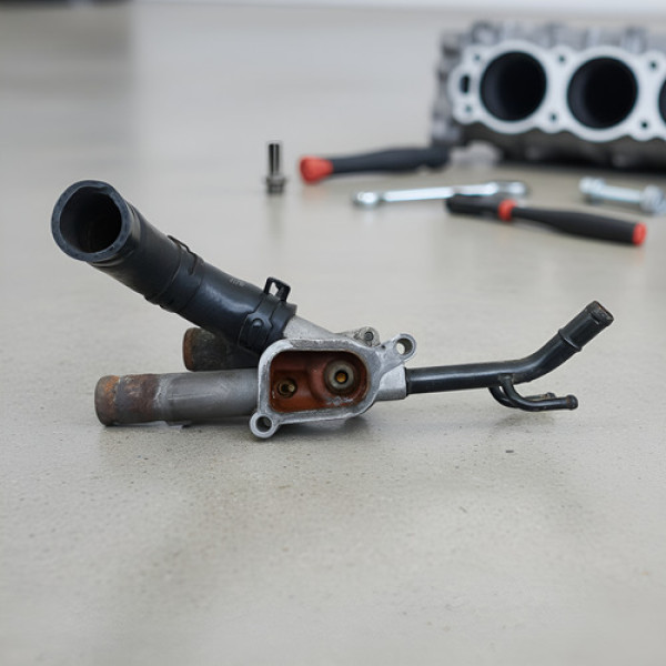 Carcaça Válvula Termostática Hyundai Tucson 2.0 2005 A 2010