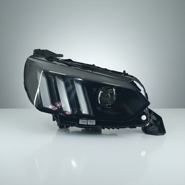 Farol Direito Led Peugeot 208 2021 A 2024 Original Detalhe Direito/passageiro