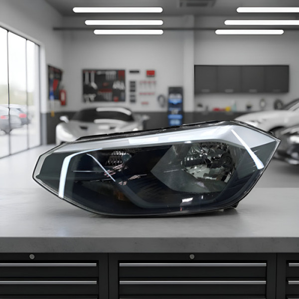 Farol Esquerdo Vw Polo Track Virtus Original Detalhe Esquerdo/motorista